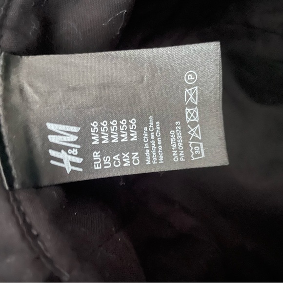 H&M Chic Black Wide-Brim Sun Hat - Picture 2 of 3